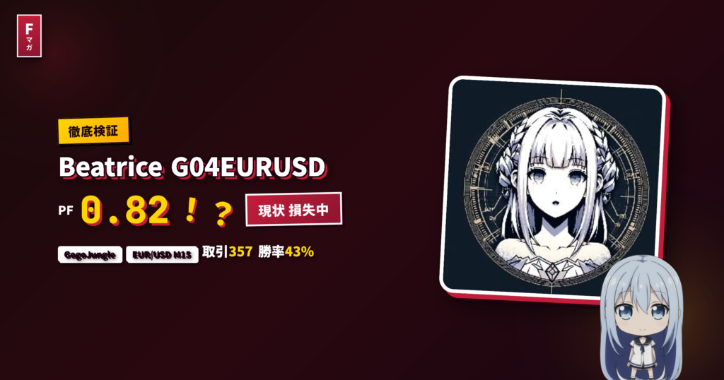 Beatrice G04EURUSD GogoJungle EA レビュー